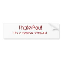 APA Bumper Sticker