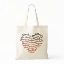 APA Heart Tote Bags