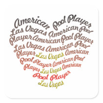 APA Heart Square Sticker
