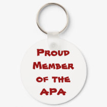 APA Keychain by AntiPaulAssociation APA Keychain