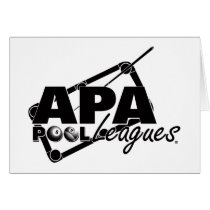 APA Leagues Greeting Cards