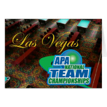 APA National Team Championships Card