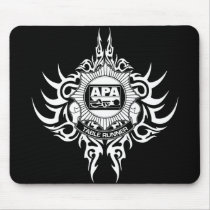 APA Table Runner Black and White Mouse Pads