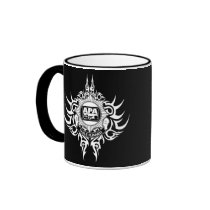 APA Table Runner Black and White Mugs