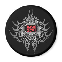 APA Table Runner Red Fridge Magnets
