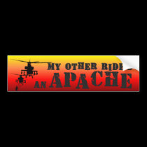 Apache1 bumper stickers