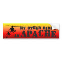 Apache1 bumper stickers