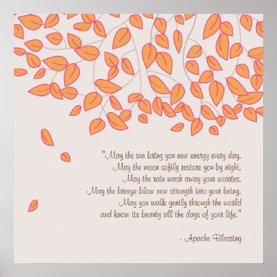 Apache Blessing Poster