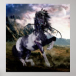 Apache Blue Painted Horse posters