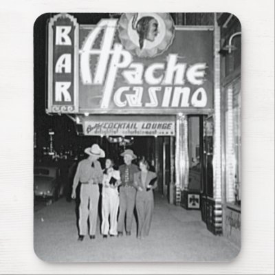 Vegas Photography on Apache Casino   Bar Vintage Las Vegas Photo Mousepads From Zazzle Com