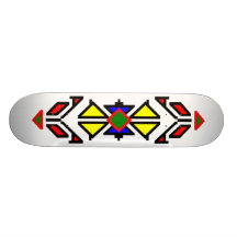 Apache Design Skate Board Deck