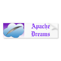 Apache Dreams, Apache Dreams bumper stickers by Moondial Apache Dreams, Apache Dreams bumper stickers