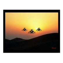 apache-helicopter post cards