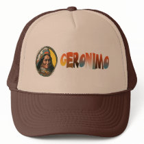 Apache leader Geronimo Mesh Hats