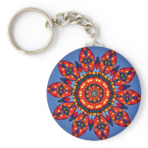 Apache Star Keychain