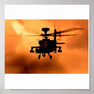 Apache Sunset Silhouette Print by Laikule