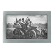 APACHES AND GERONIMO DRIVING A MOTOR CAR
