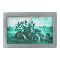 APACHES AND GERONIMO DRIVING A MOTOR CAR