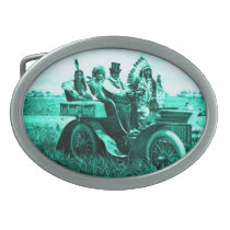 APACHES AND GERONIMO DRIVING A MOTOR CAR