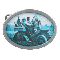 APACHES AND GERONIMO DRIVING A MOTOR CAR