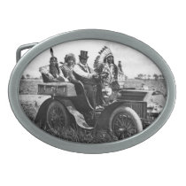 APACHES AND GERONIMO DRIVING A MOTOR CAR
