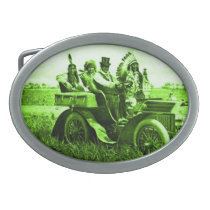 APACHES AND GERONIMO DRIVING A MOTOR CAR