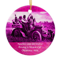 APACHES AND GERONIMO DRIVING A MOTOR CAR