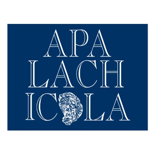 Apalachicola Florida Oyster Design Postcards