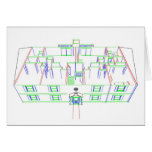 Apartment Building / House: Marker Drawing Card