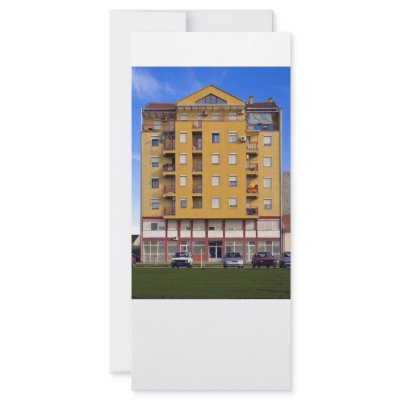 apartment building personalized rack card by skaljac