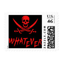 "Apathetic Roger" Pirate {Redbeard} postage by nagasaki_fats "Apathetic Roger" Pirate {Redbeard} postage