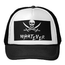"Apathetic Roger" Pirate {Whitebeard} Trucker Hats