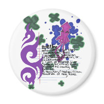 Apathy Squid magnets by zero2designs Apathy Squid magnets