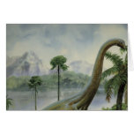 Apatosaurus (Brontosaurus) Eating Illustration Cards