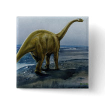 Apatosaurus (Brontosaurus) Illustration Buttons