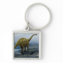 Apatosaurus (Brontosaurus) Illustration Key Chain