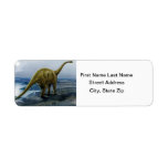 Apatosaurus (Brontosaurus) Illustration Return Address Label