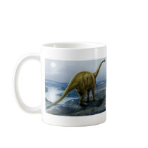 Apatosaurus (Brontosaurus) Illustration Coffee Mug