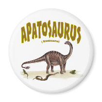 Apatosaurus (brontosaurus ) fridge magnets