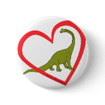 Apatosaurus Pinback Button