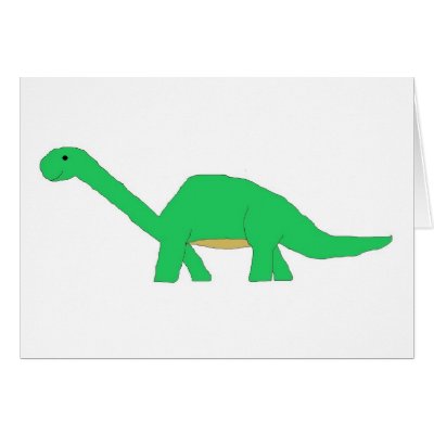 Apatosaurus card by serenity_ii