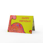 Apatosaurus Greeting Card (customizable)