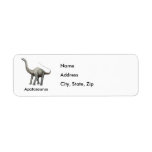 Apatosaurus Return Address Label