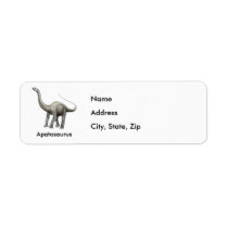 Apatosaurus Return Address Label