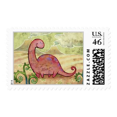 Apatosaurus Stamp by ATELIER302