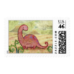 Apatosaurus Stamp