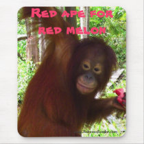 Ape for Watermelon mousepads by Rebecca_Reeder Ape for Watermelon mousepads