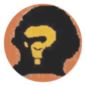 Ape Silhouette stickers by iamhydrogen314 Ape Silhouette stickers