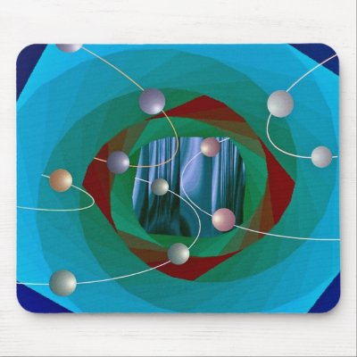 Aperture Orbit Mouse Pad by inspirelove
