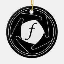 Aperture Silhouette Ornament
